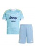 Juventus Jonathan David #30 Jalkapallovaatteet Lasten Vieraspeliasu 2025-26 Lyhythihainen (+ Lyhyet housut)
